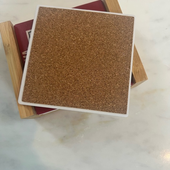 Alabama Crimson Red Coaster Set of 4. NEW - Picture 5 of 5